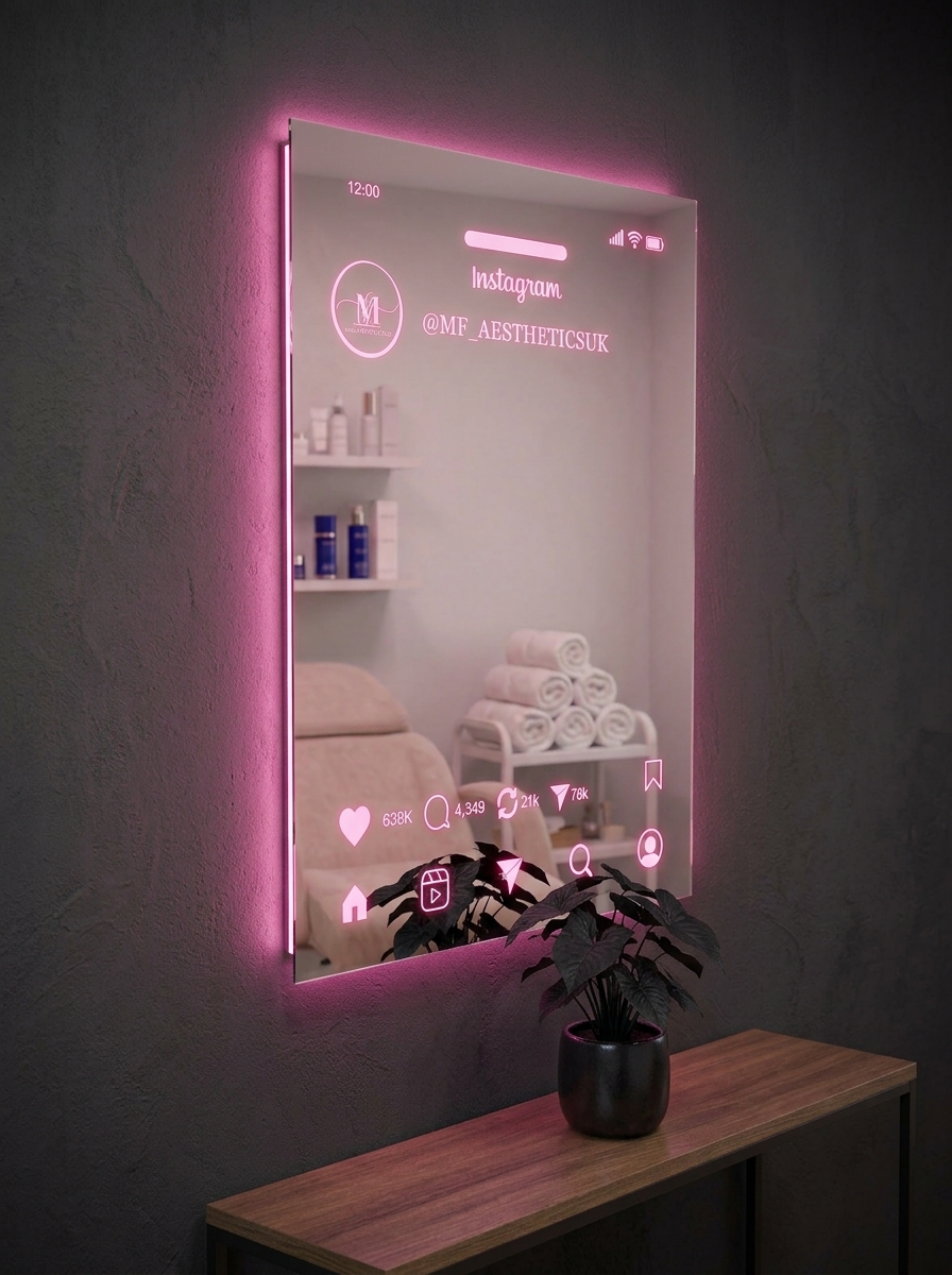 Letrero Espejo Instagram Iluminado 2