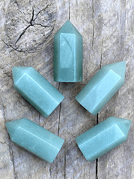 Jade Aventurina en obelisco punta pequeño
