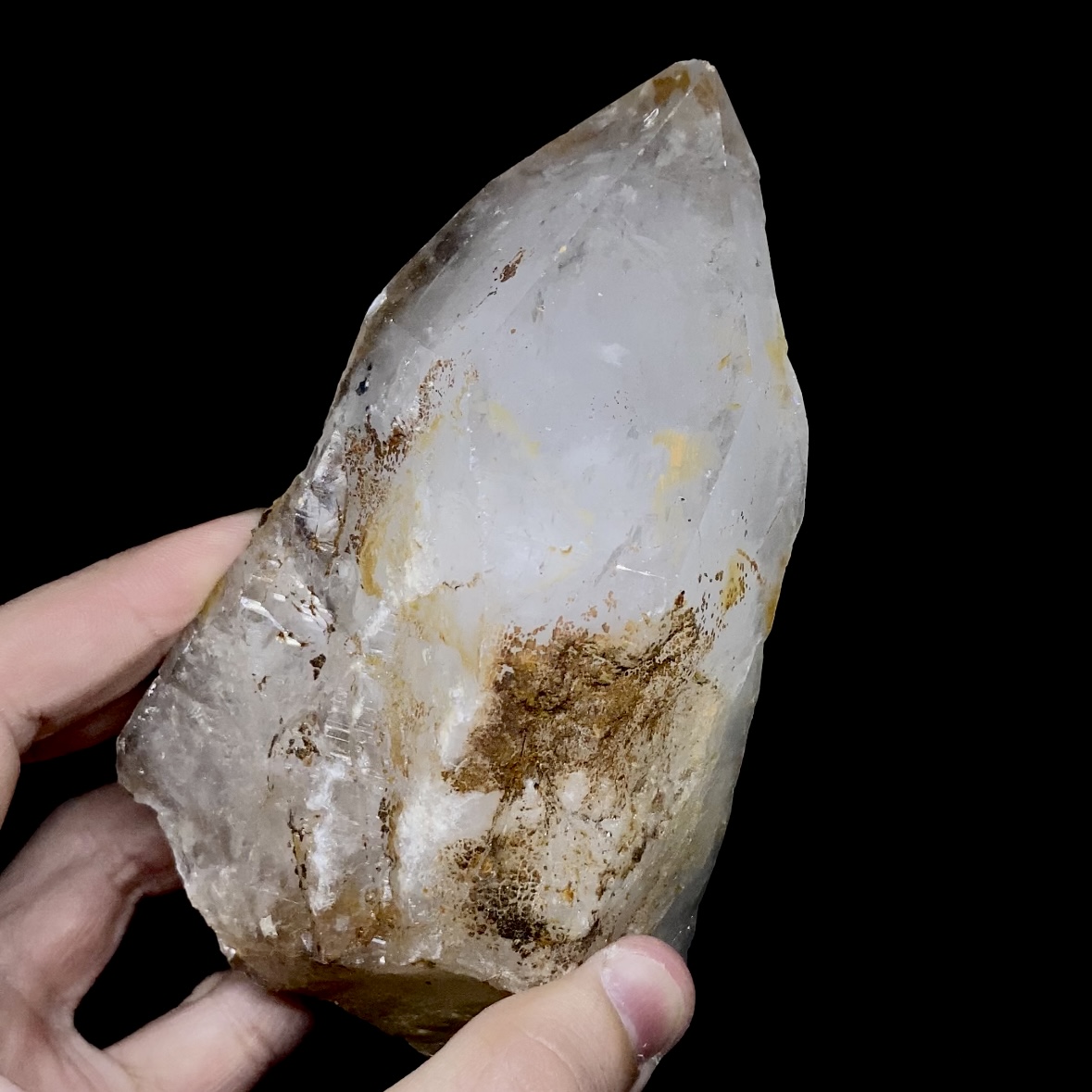 Punta natural Cuarzo Cristal #28