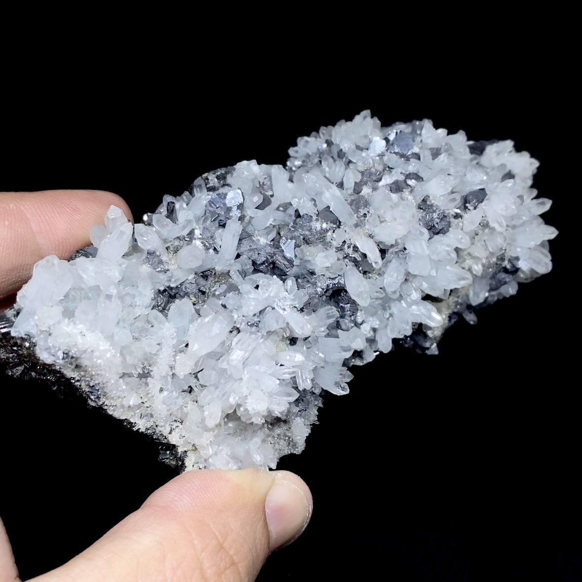 Cuarzo Cristal con Galena #1
