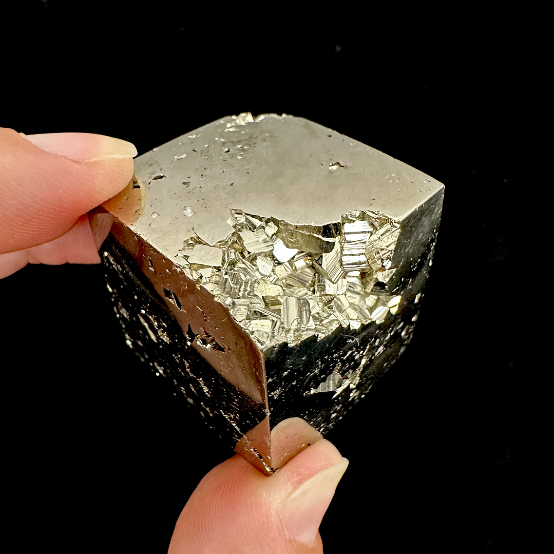 Pirita cúbica pulida #1 1