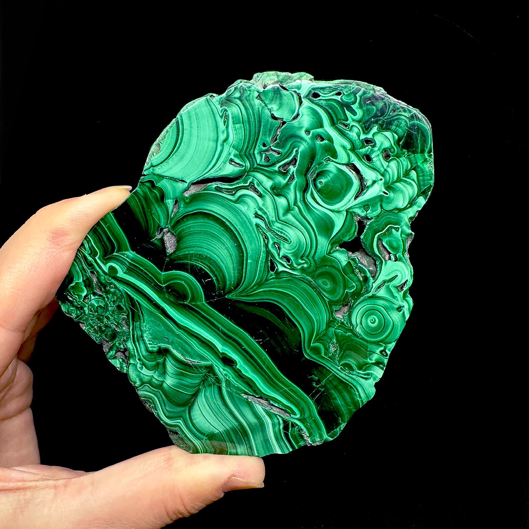 Malaquita pulida del Congo #14 1