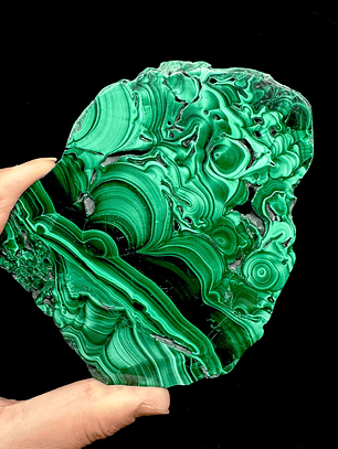 Malaquita pulida del Congo #14