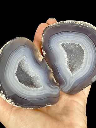 Geodas de Ágata Pareadas #30