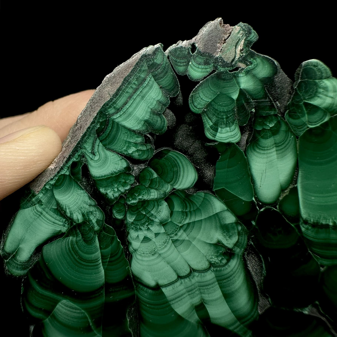 Malaquita pulida del Congo #15 7