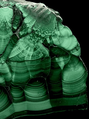 Malaquita pulida del Congo #15