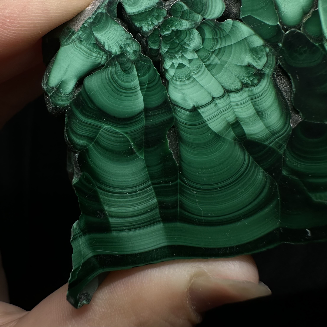 Malaquita pulida del Congo #15 8