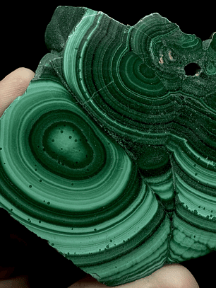 Malaquita pulida del Congo #16