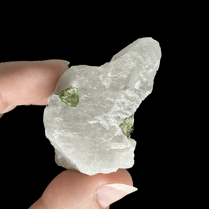 Turmalina verde en matriz de cuarzo #14 3