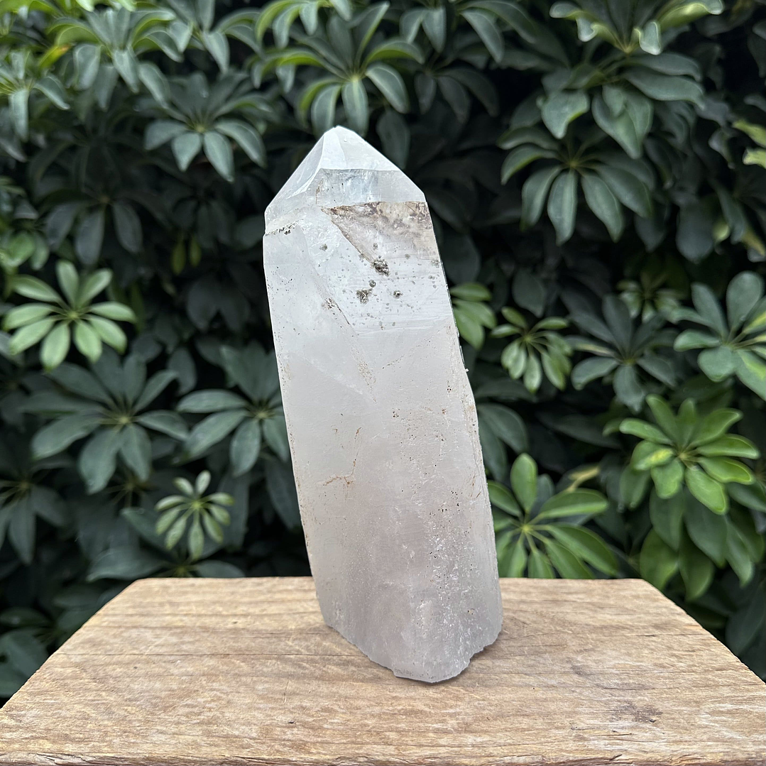 Punta natural Cuarzo Cristal #88 4
