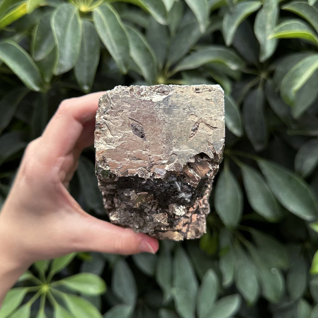 Pirita cúbica fragmento en bruto #26 6