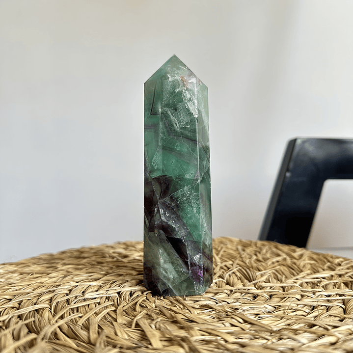 Fluorita en obelisco XL #5 4