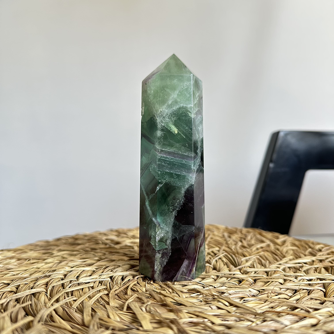 Fluorita en obelisco XL #5 3