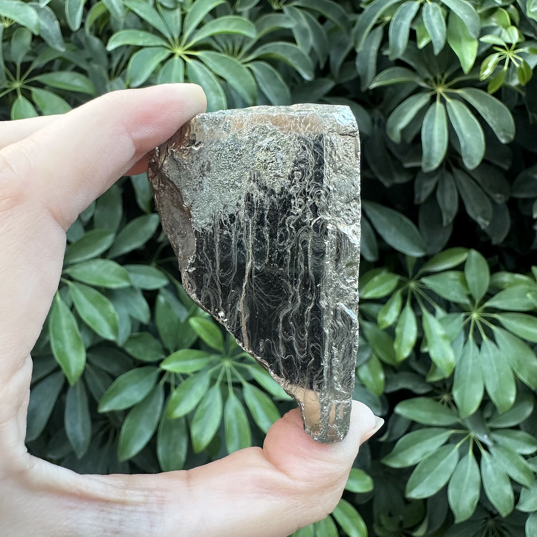 Pirita cúbica fragmento en bruto #27 3