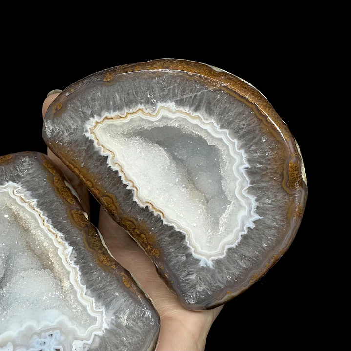 Geodas de Ágata Pareadas #38 3