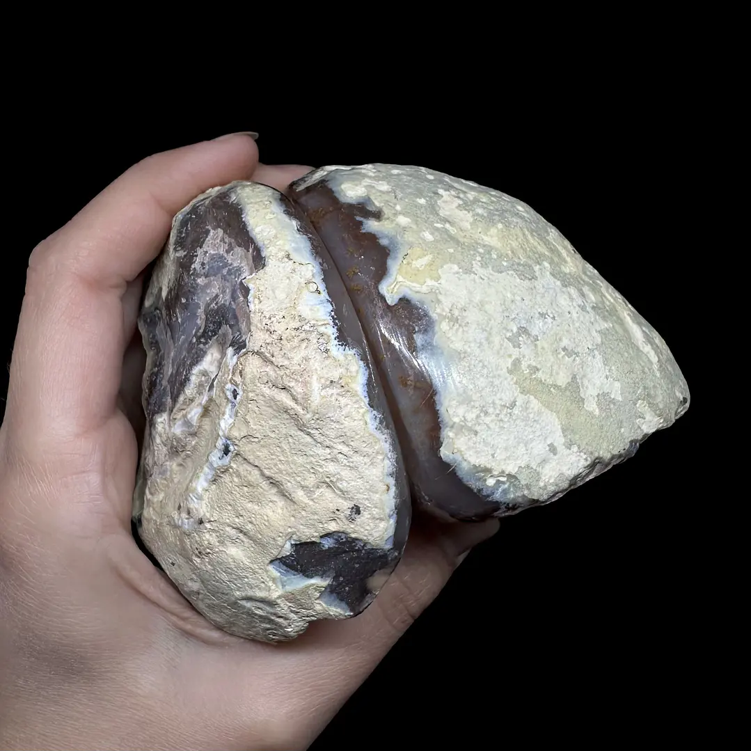 Geodas de Ágata Pareadas #38 4