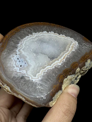 Geodas de Ágata Pareadas #38