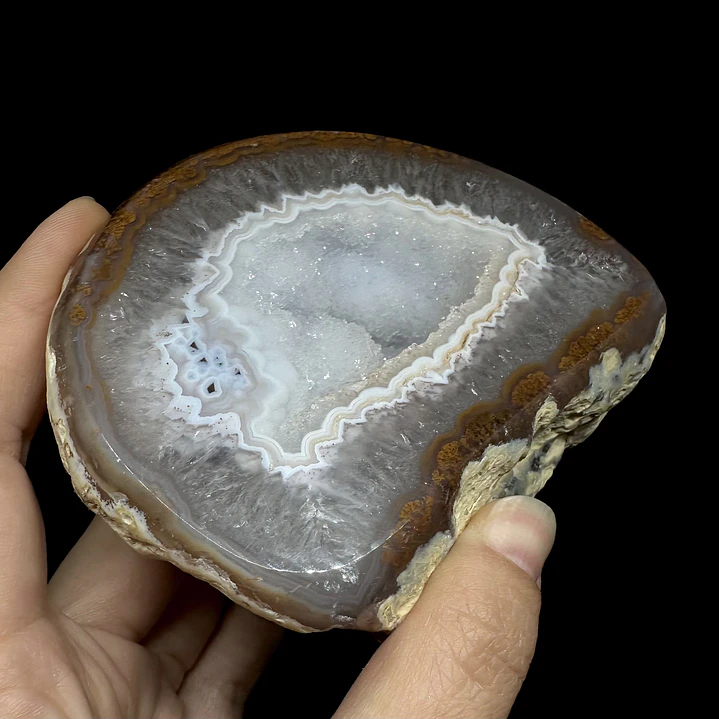 Geodas de Ágata Pareadas #38 2