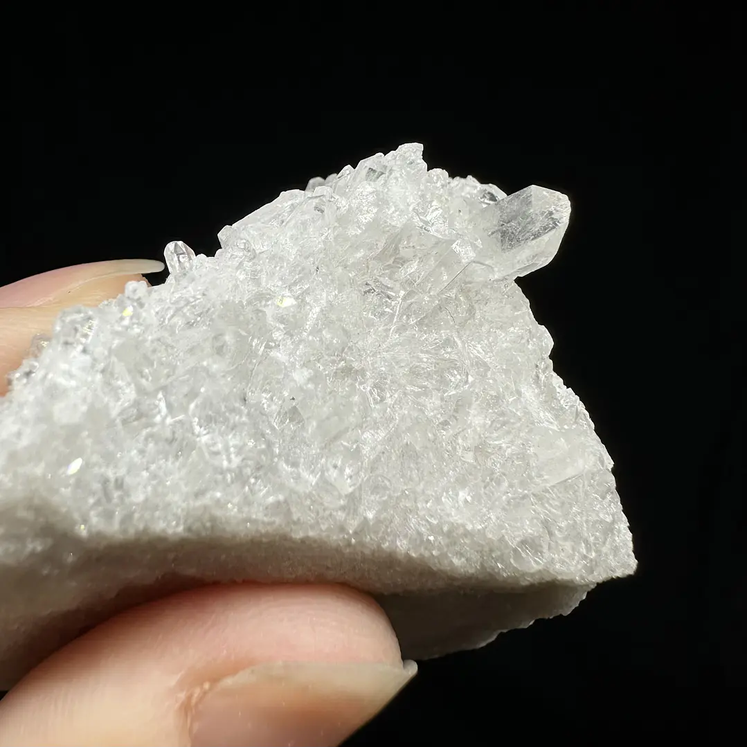 Cuarzo Cristal en drusa #9 3