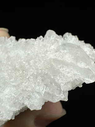 Cuarzo Cristal en drusa #9