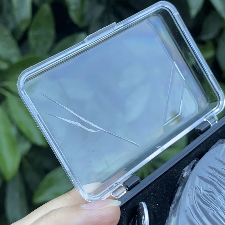 Lupa geológica Led 40x 25mm - Negro CON DETALLES 2