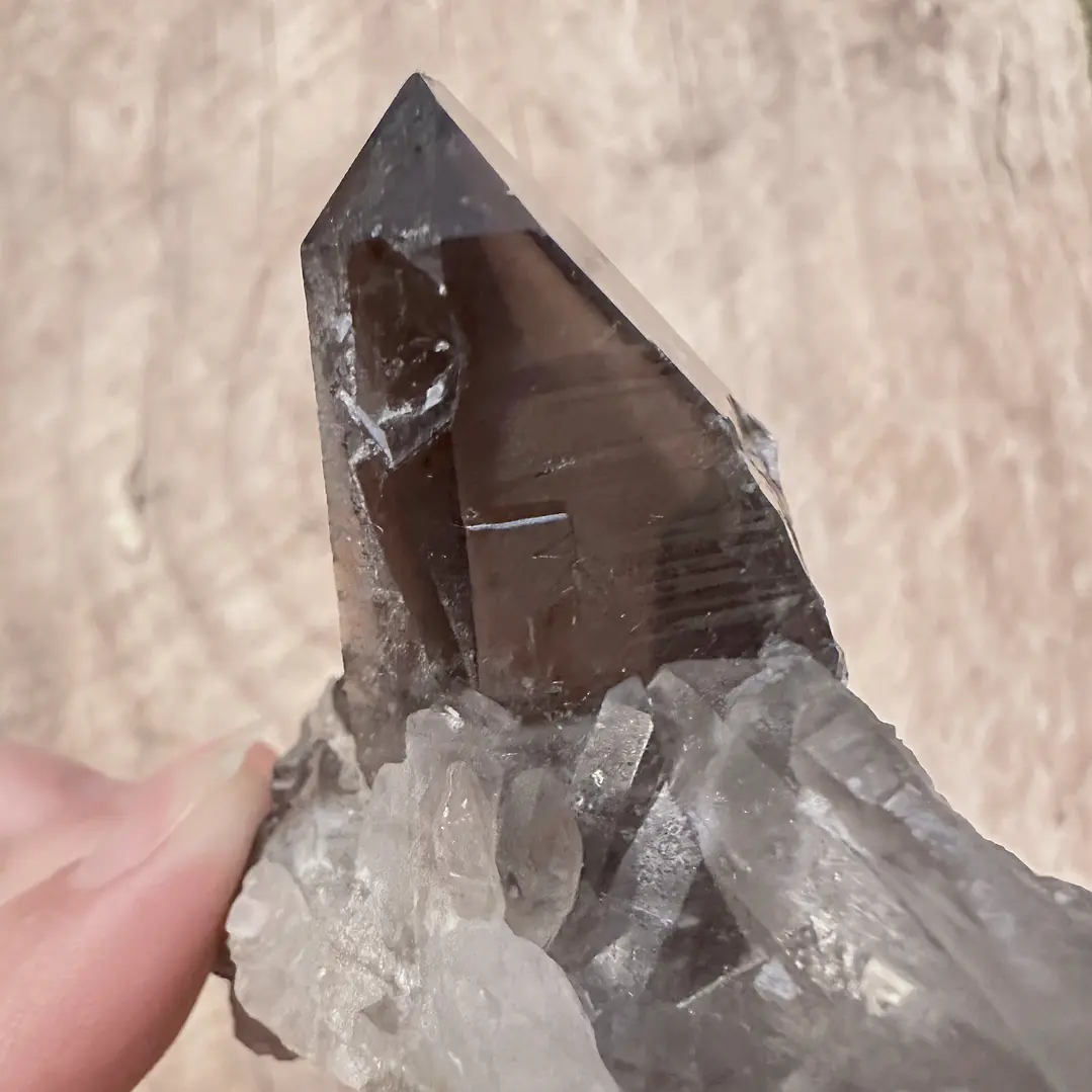 Cuarzo Ahumado clúster #39 4