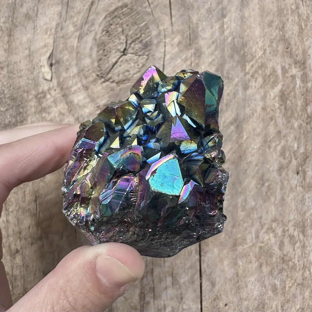 Cuarzo Titanio Aura cluster #21 3