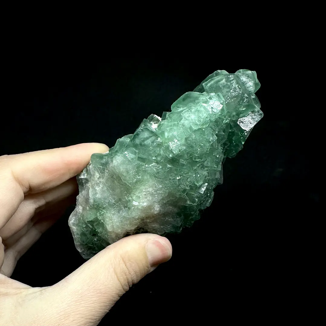 Fluorita cúbica verde clúster grande #3 5