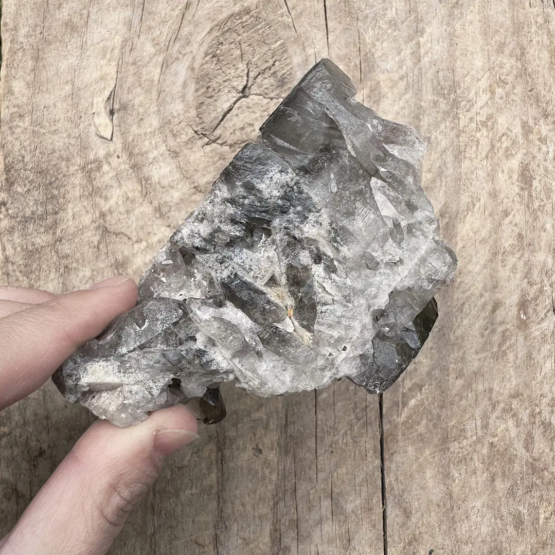 Cuarzo Ahumado clúster #40 4