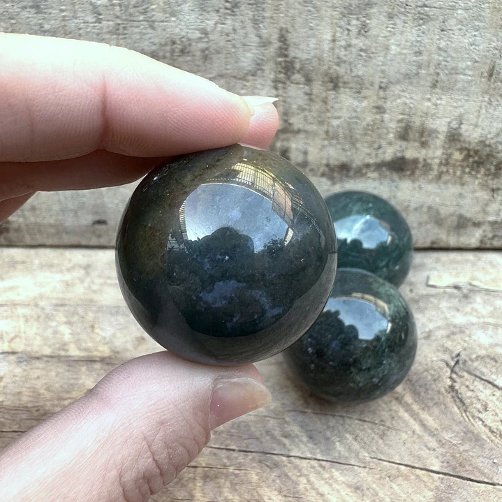 Jaspe Océano en esfera mediana 4