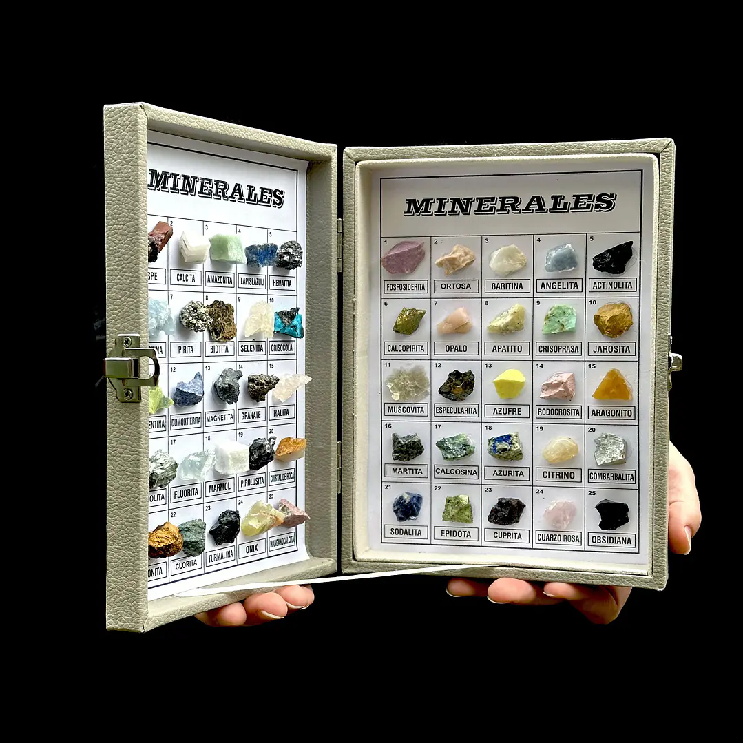 Muestrario Minerales y Rocas 50 piezas 2