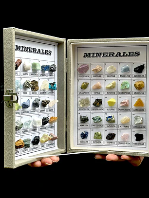 Muestrario Minerales y Rocas 50 piezas