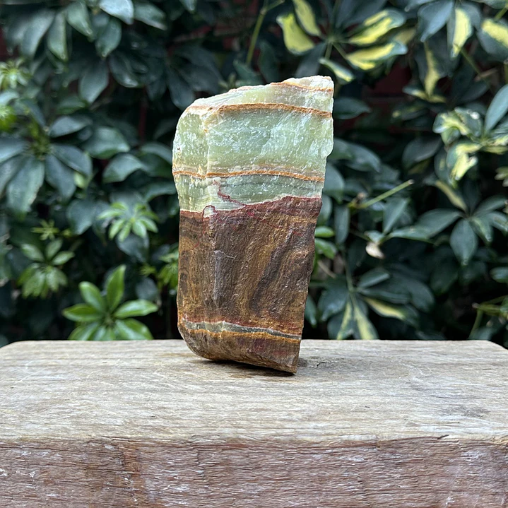 Onix verde en bruto #8 3