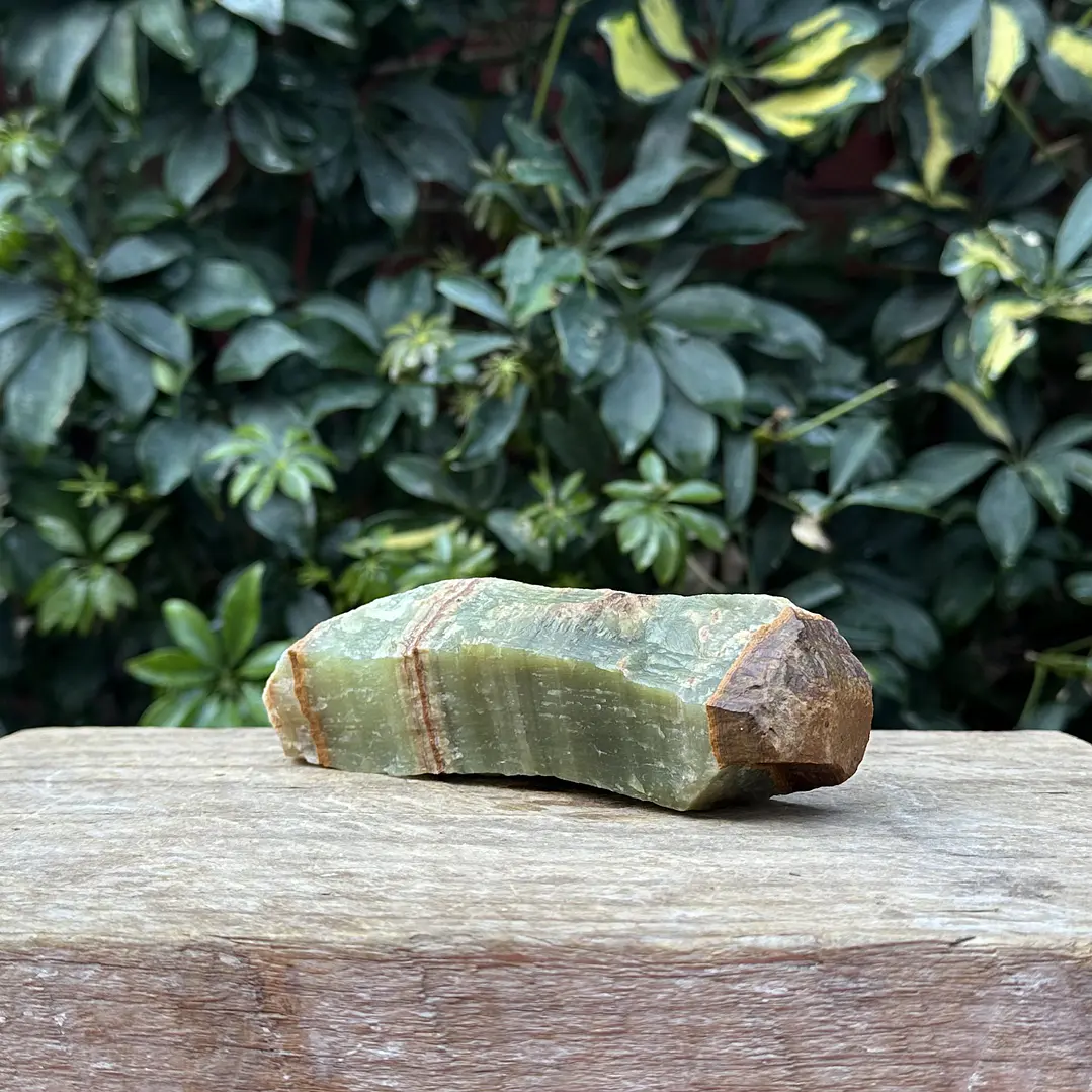 Onix verde en bruto #10 4