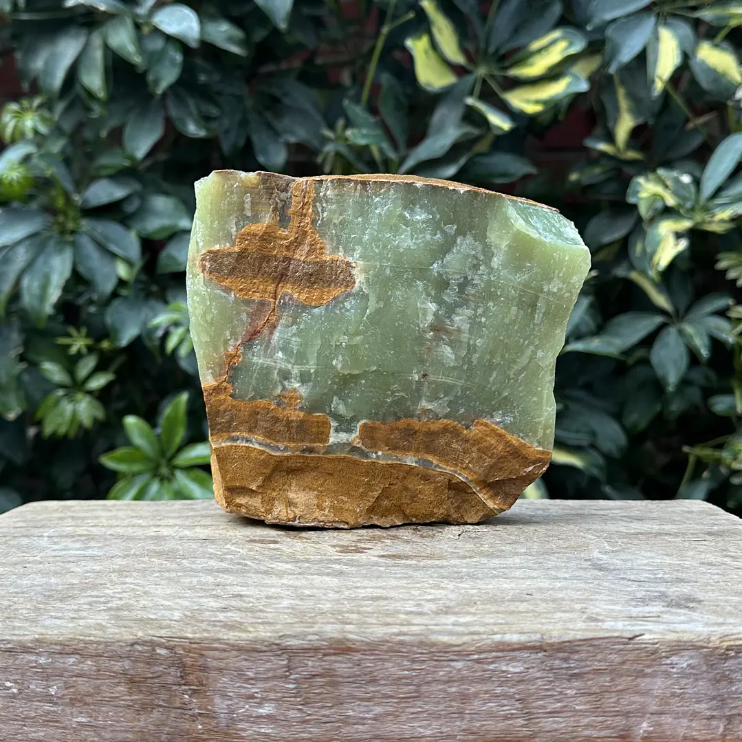 Onix verde en bruto XL #8 3