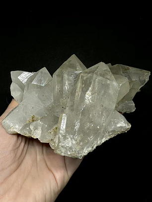 Cuarzo Cristal en drusa #10