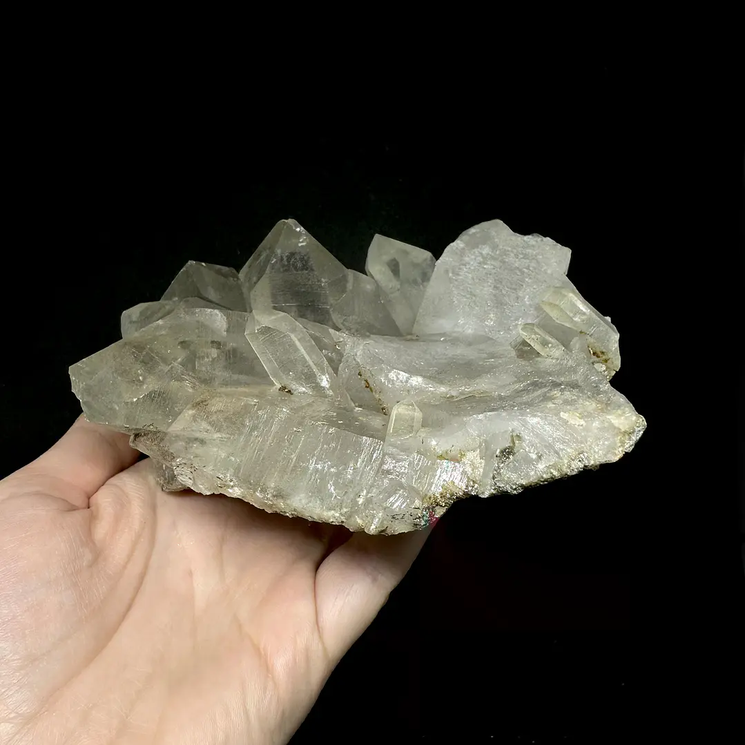 Cuarzo Cristal en drusa #10 6