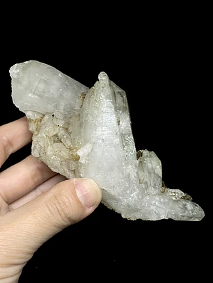 Cuarzo Cristal en drusa #11
