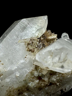 Cuarzo Cristal en drusa #11