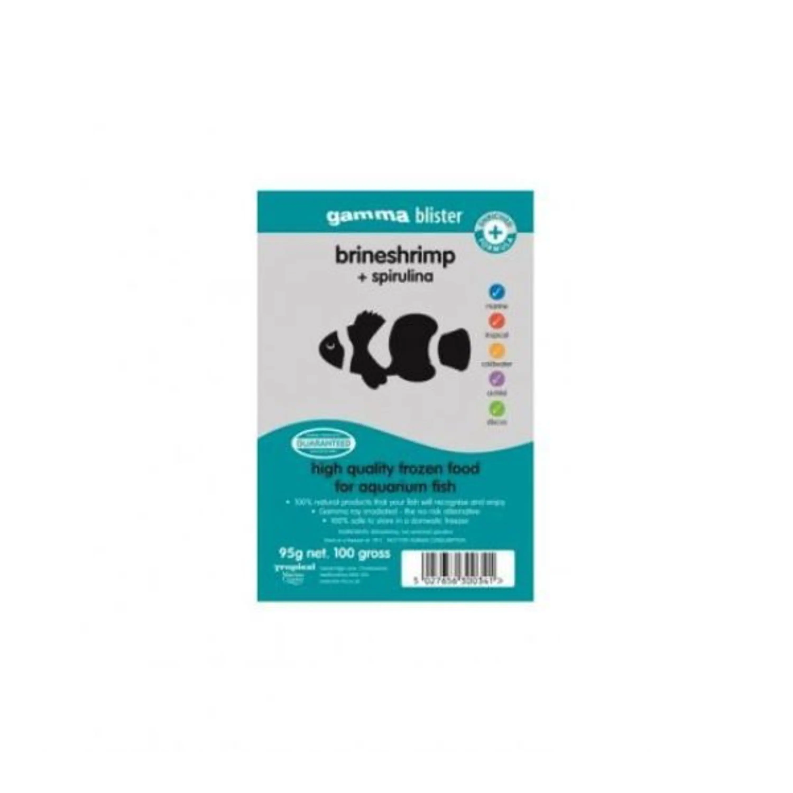 Brineshrimp spirulina
