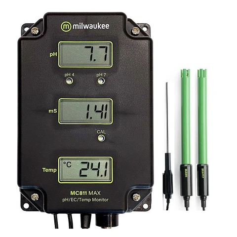 Medidor Contínuo PH-EC-Temperatura MC811