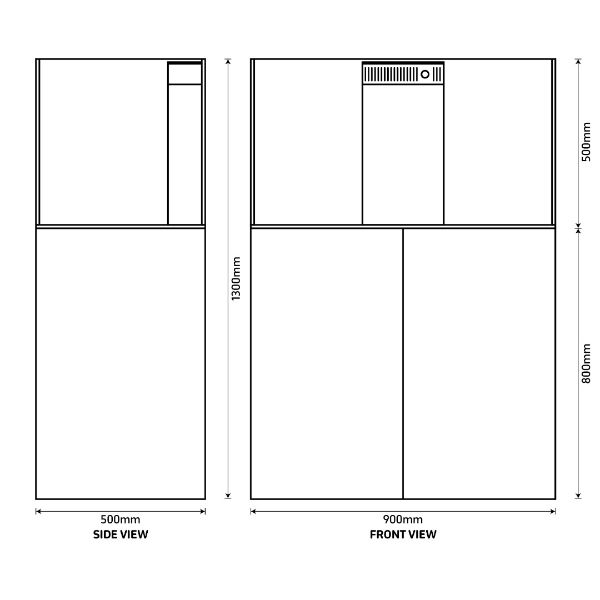 Reef Habitat 90 Aquarium Set 5