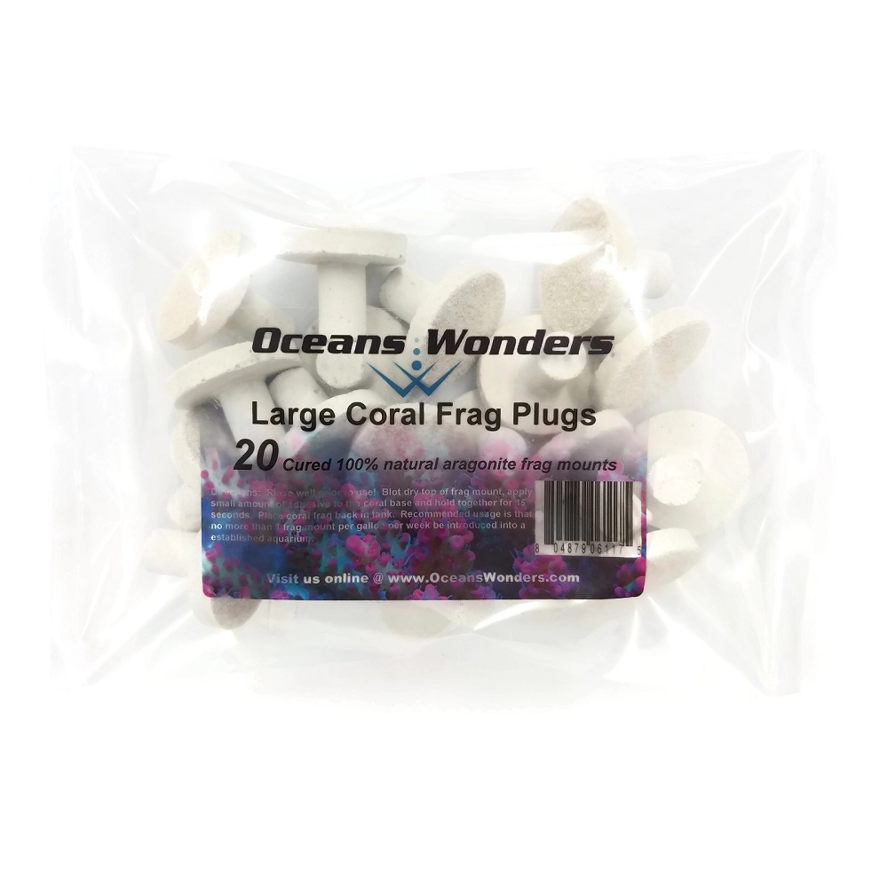 Large Coral Frag Plugs 20 u. 1