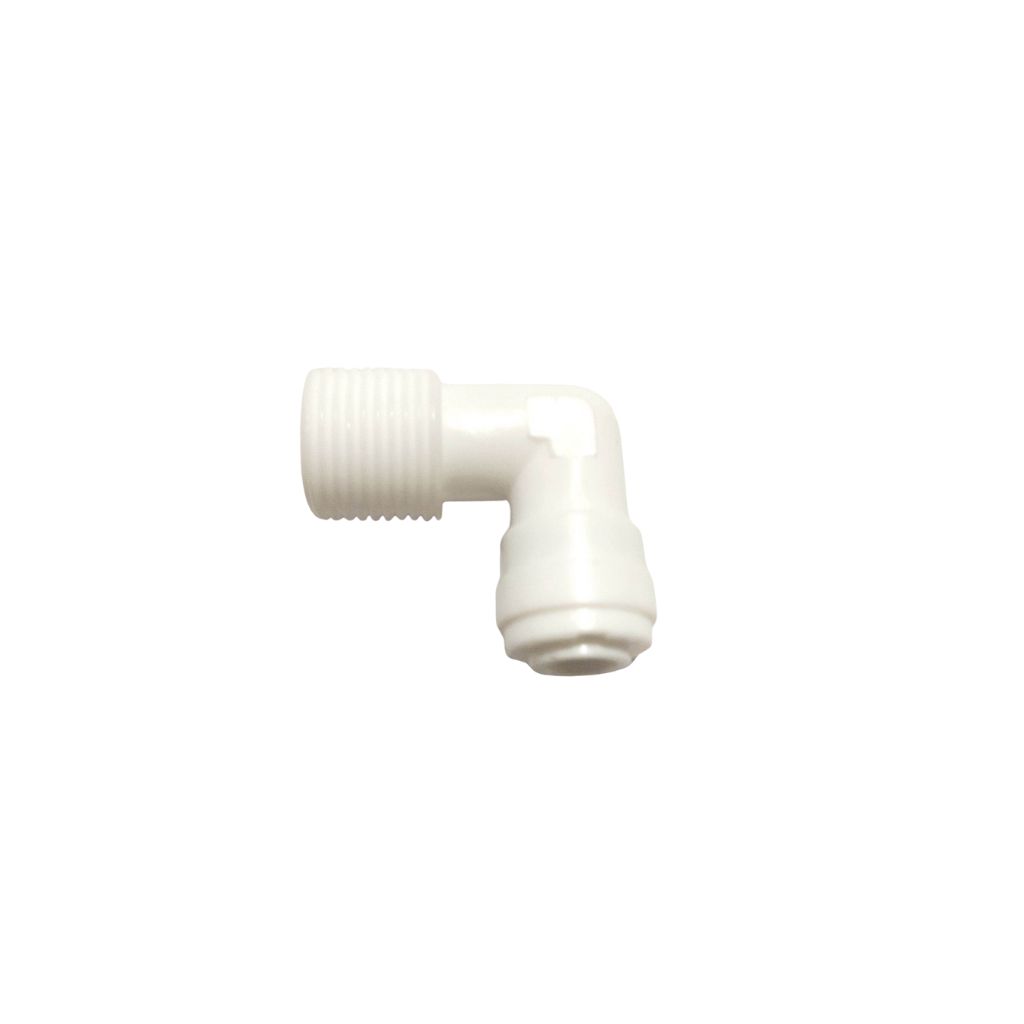 Pure RO 1/4 x 1/4 90 Elbow (inc locking nut)