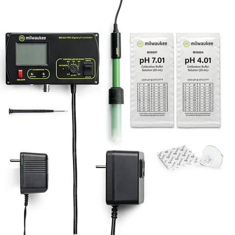 Controlador de PH MC122 com sonda PH + Bomba Doseadora MP810
