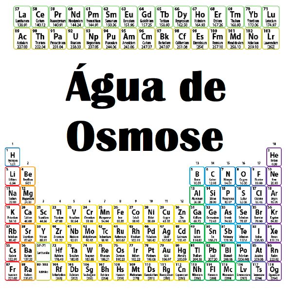 Água de osmose (RO/DI)