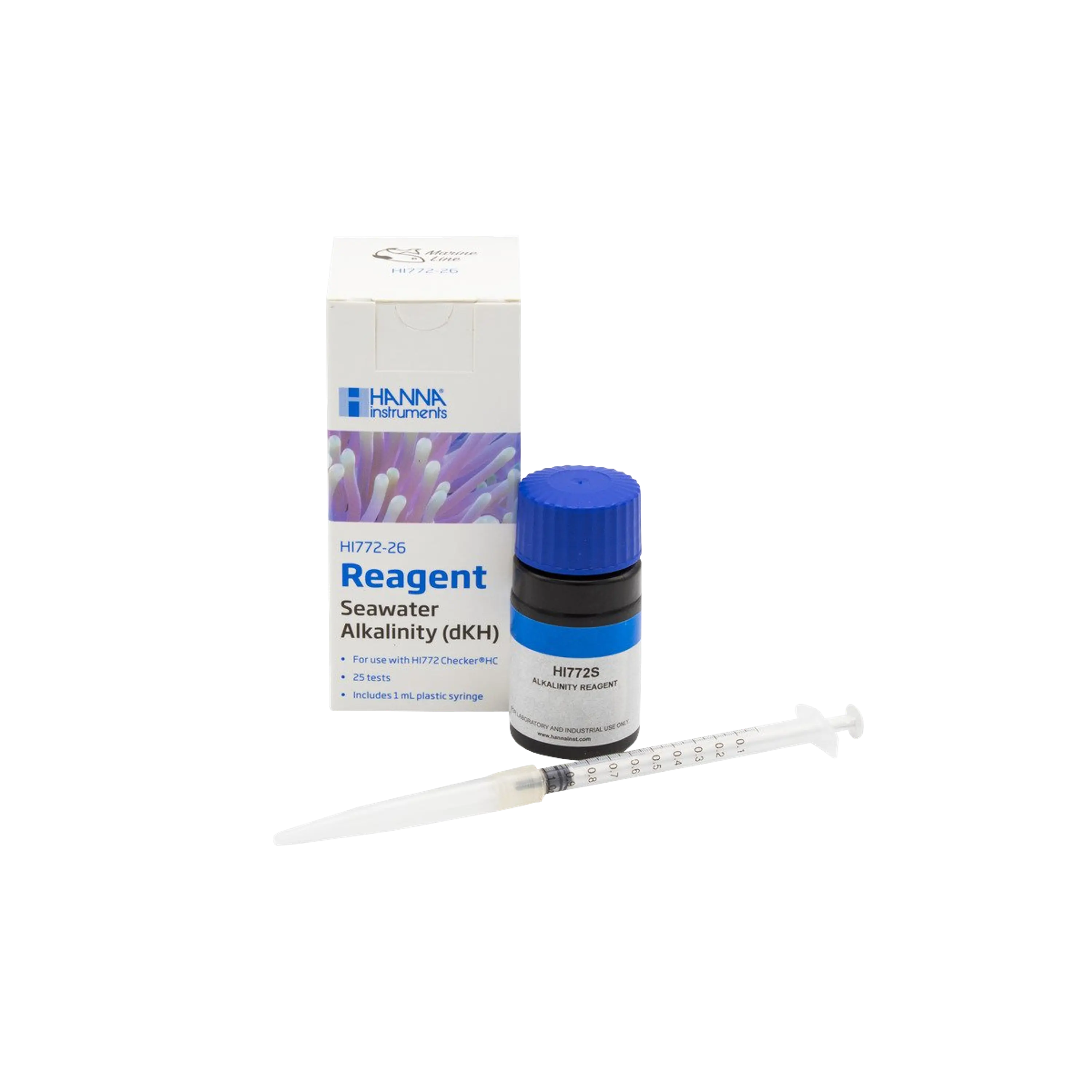 Hanna Recarga Alcalinidade dKH HI772-26 25 testes