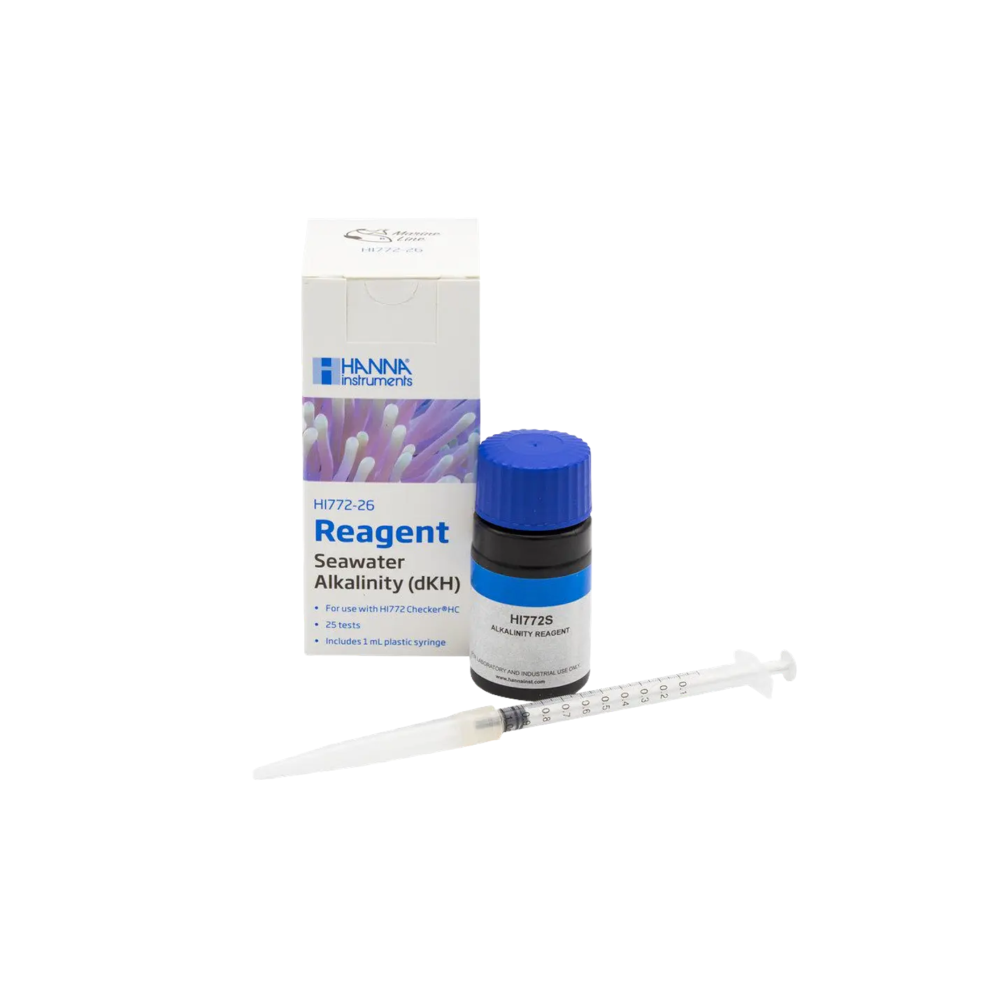 Hanna Recarga Alcalinidade dKH HI772-26 25 testes 1