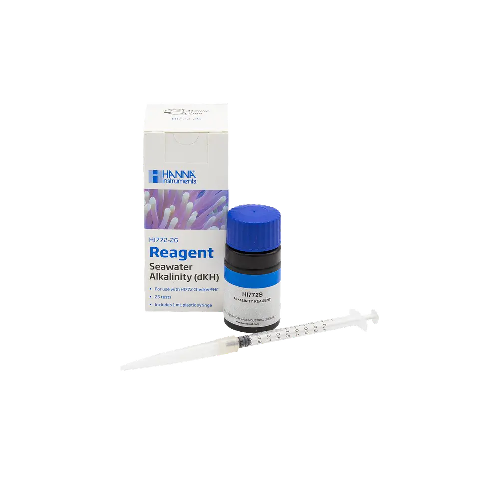 Hanna Recarga Alcalinidade dKH HI772-26 25 testes 1