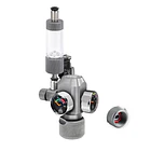 Regulador CO2 c/ val. solenoide e conta bolhas 1